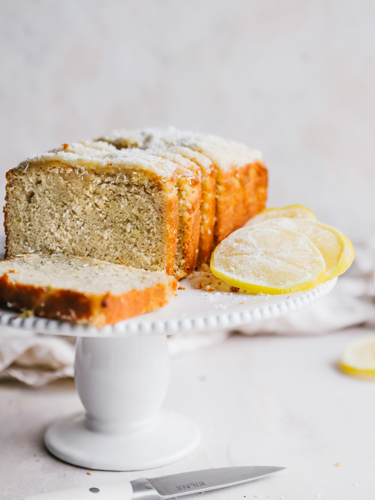 Gluten Free Lemon Coconut Loaf