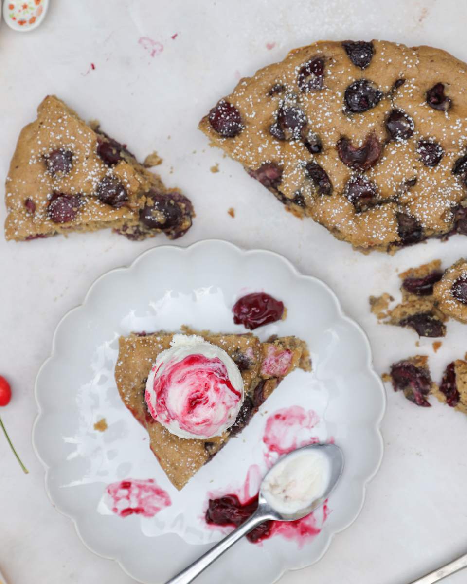 Gluten Free Cherry Cake   Cherry Cake And Ice Cream 