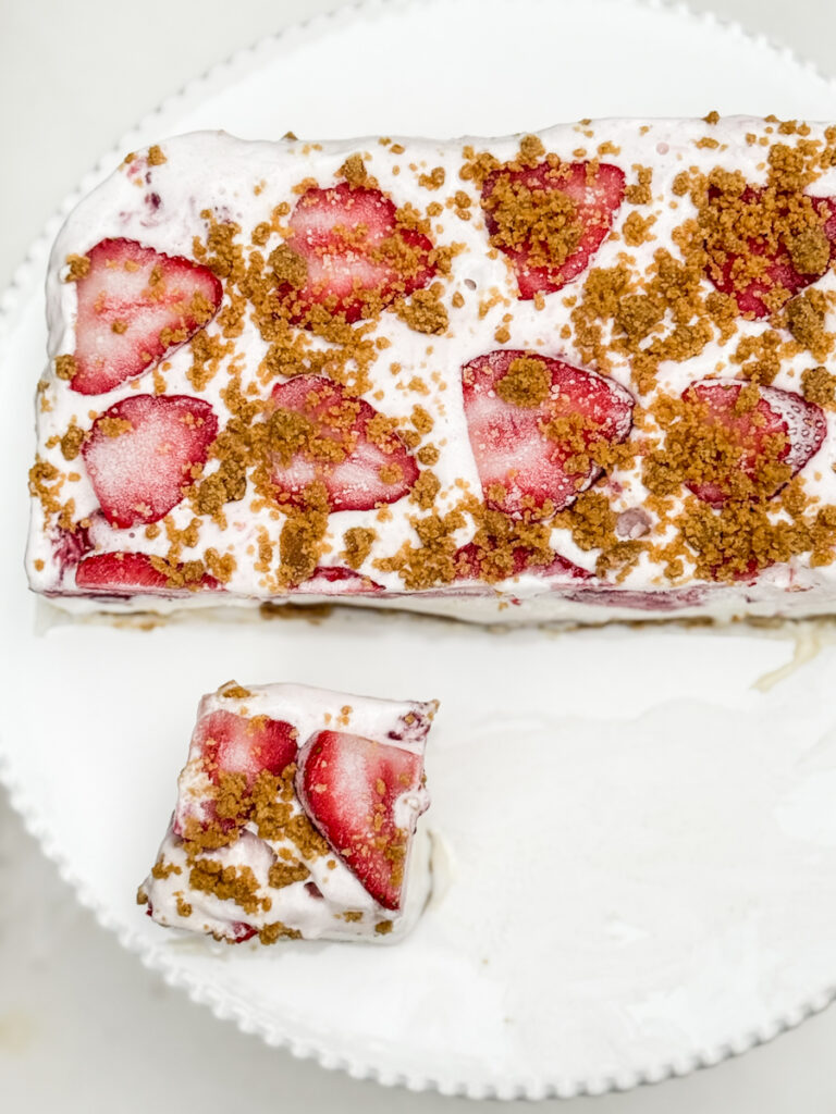 strawberry ice cream cake