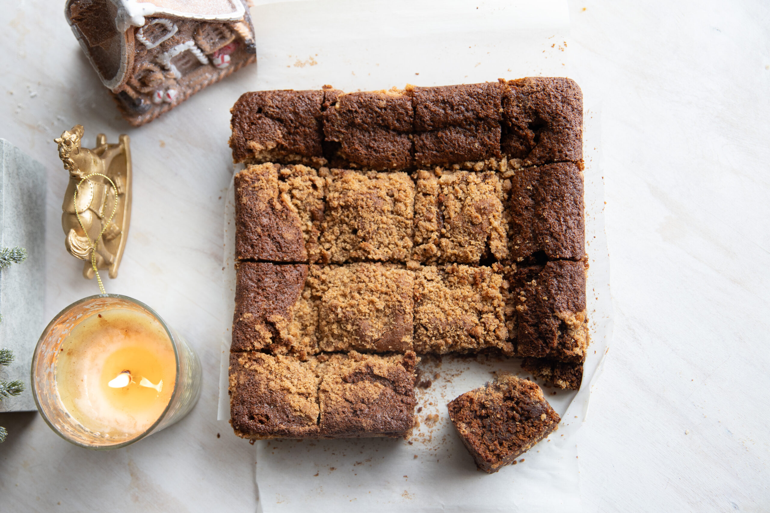 Gluten-Free Gingerbread Coffee Cake